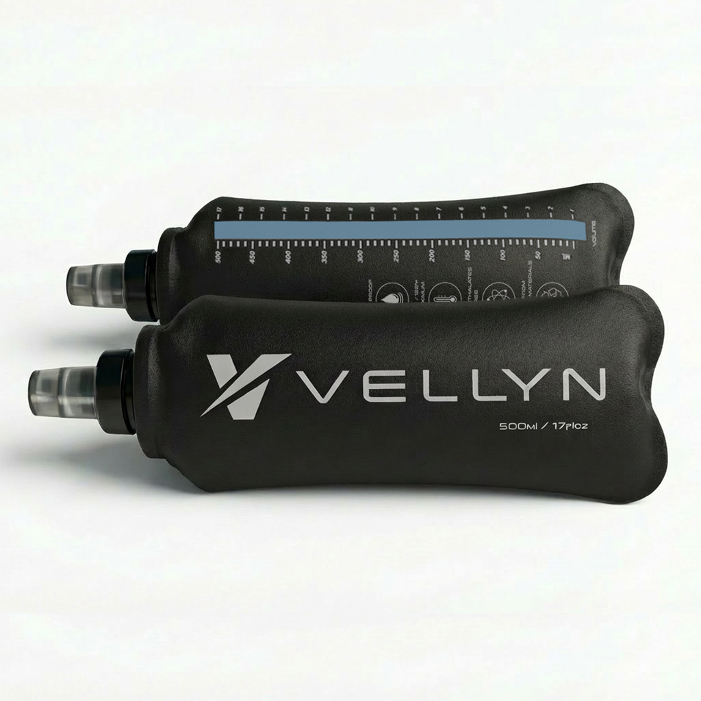 2 x Ultra-lightweight 500ml water bottles